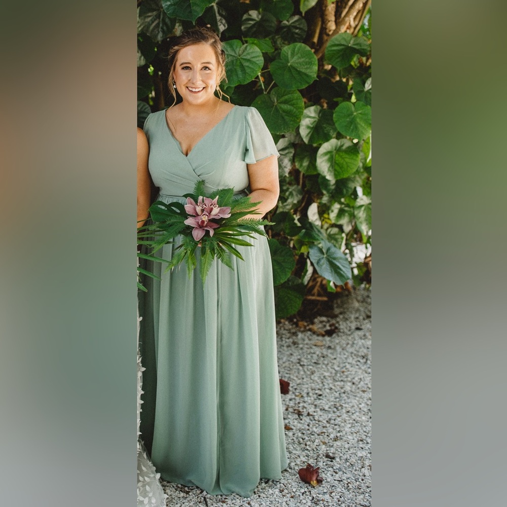 Green Revelry Bridesmaid Dress